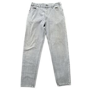 Vtg 90s Levi's 550 Jeans Gray Orange Tab Faded Relaxed Fit Tapered Leg 36x34